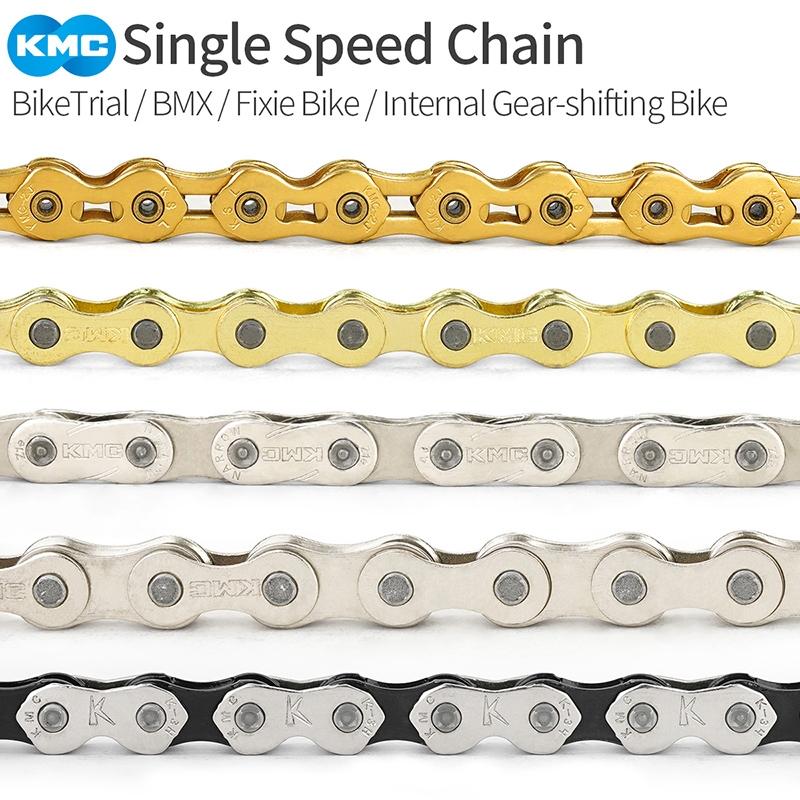 Mountain Biking Jumps - KMC bicycle chain single speed K1/K1SL/Z1eHX/S1/HL1
