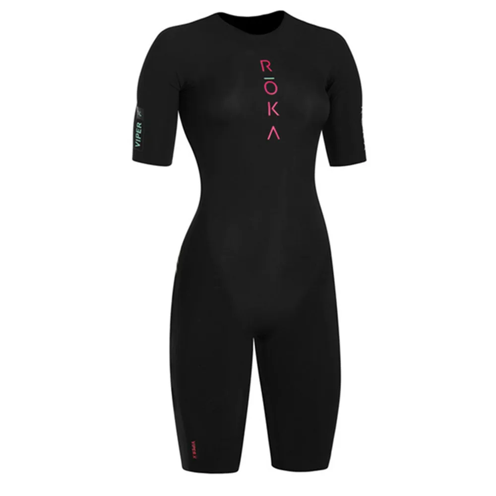Mountain Biking Jumps - Roka Women's Short Sleeve Trisuit Triathlon