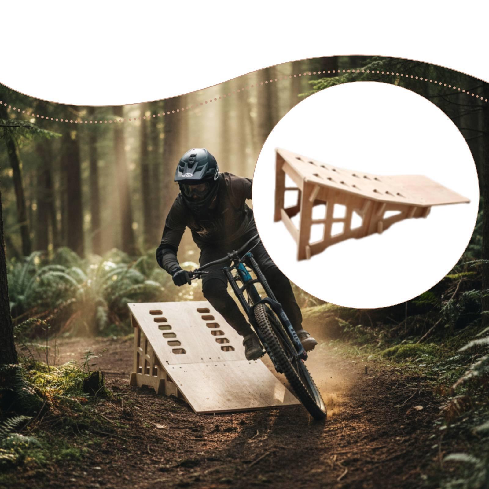 Mountain Biking Jumps - Mountain Bike Jump Ramp Lightweight Detachable